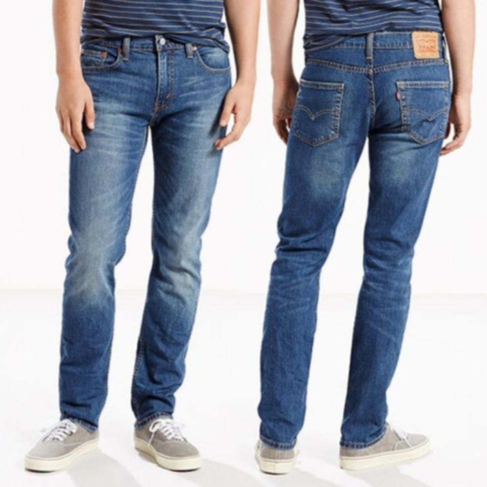 Levi's 511 (Size 36W/30L) Men's Premium Medium Wash Rare (Big E) Denim Jeans - Picture 1 of 12